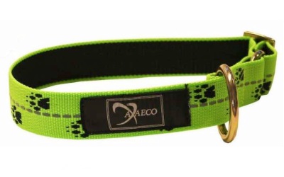 Axaeco Sleddog Collar Reflex Green