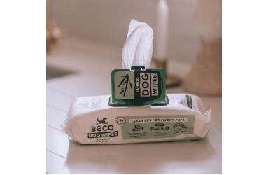 Beco Bamboo Dog Wipes unparfümiert 80 Pack