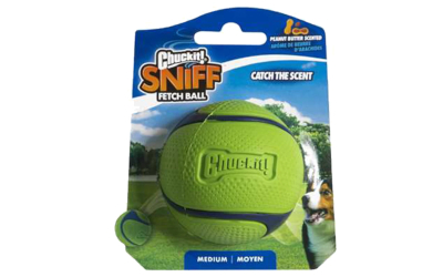 Chuckit! Hundespielzeug Sniff Fetch Ball Peanut Butter