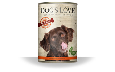 DOGS LOVE BARF Nassfutter Rind