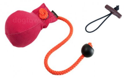 Hunde Dummy Ball, hotpink