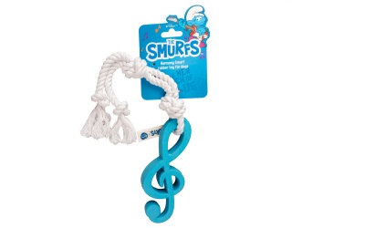 duvoplus Harmony Schlumpf Gummispielzeug blau