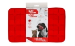 Eat Slow Live Longer Lick Mat Dimensions Flower Red
