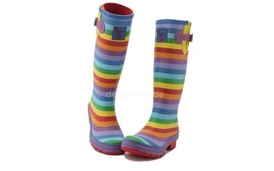 Evercreatures Gummistiefel Rainbow