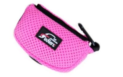 FinNero Kotbeuteltasche aus Mesh pink