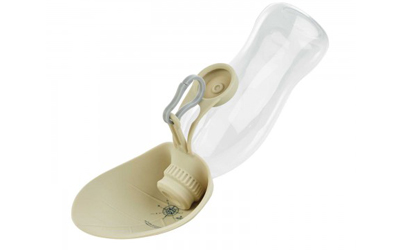 Hunter Outdoor Trinkflasche mit Silikonnapf List, beige