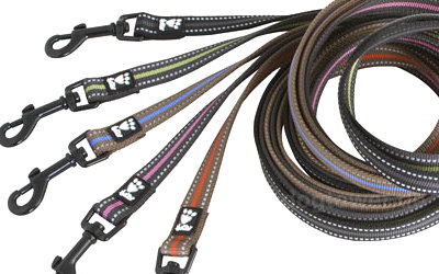 Hurtta Nylonleine mit stabilem Karabiner