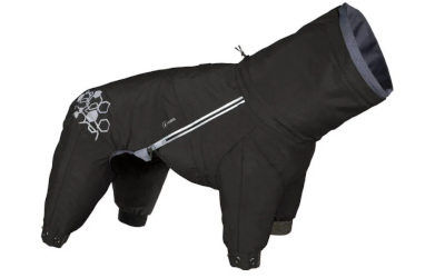 Hurtta Regenoverall Mudventure Overall ECO, schwarz