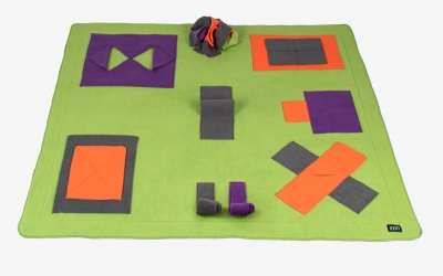Knauders Best Beschäftigungsspielzeug Sniffpad, apfelgrün 100 x 100 cm