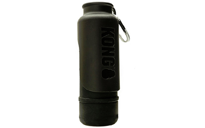 KONG Isolierte Edelstahl-Wasserflasche, schwarz