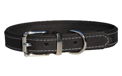 IQO Lederhalsband Prestige schwarz