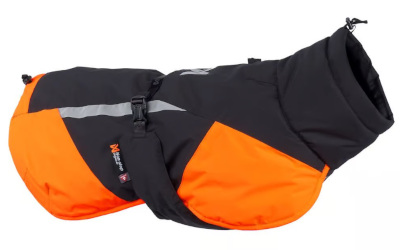 nonstop Glacier Jacket 3.0 Hunde Wintermantel, schwarz/orange