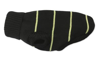 dogtower Hundepullover Steen, schwarz/gelb