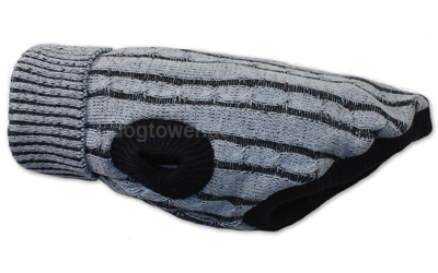dogtower Zopfpullover Joki anthrazit/hellgrau (meliert)