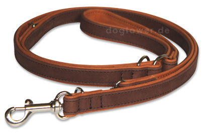 Prestige Hundeleine, tabac/cognac