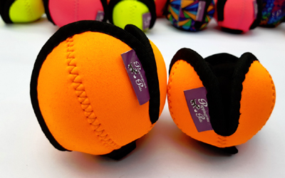 Puppingtons Pods mit Schlaufe interaktives Hundespielzeug, orange