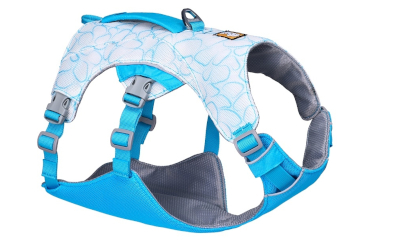 Ruffwear Swamp Cooler Harness Hundegeschirr kühlend, biolumin blue
