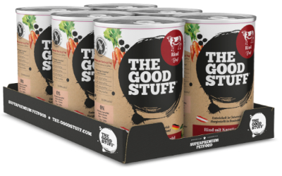 THE GOOD STUFF Nassfutter (Adult) BEEF & Karotte & Apfel
