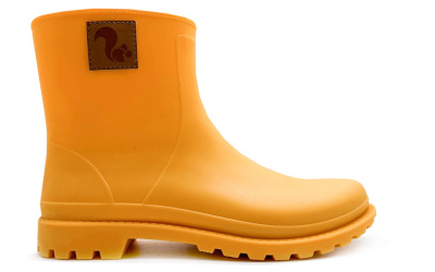 thies Bio Regenstiefel vegan 100% wasserdicht, orange