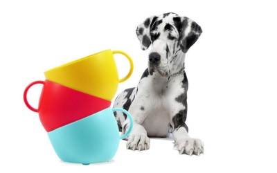 United Pets CUP Dog Bowl Red