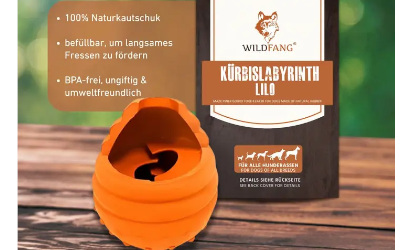 Wildfang Hundespielzeug Kürbislabyrinth Lilo