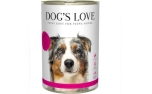 DOGS LOVE Nassfutter Pferd mit Pastinaken & Tomaten