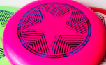 Frisbee Eurodisc Organic Star, pink