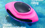 Hundefootball schwimmfähig, neonpink