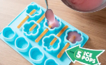 Smoofl mittlere Silikon-Pfotenform, blau