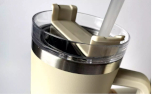 Trinkbecher XXL Edelstahl Löwenthal creme beige, 1,2 Liter