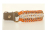 Biothane Paracord Hundehalsband geflochten, orange