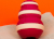 Bobble Futterspielzeug, rot/weiss