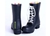 Gummistiefel BLACK BERET (Stiefelette) mit Schnürung, schwarz-weiss