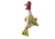Hunter Hundespielzeug Canvas Slim Bird, beige/grün