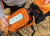 K9 Sport Sack Hunderucksack, begehbar mit Geschirr und Stauraum, sunset orange