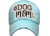 Dog Mom Washed Vintage Ballcap dark blue