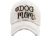 Dog Mom Washed Vintage Ballcap white