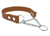 Mystique Biothane Halsband mit Durchzugskette, beta hellbraun